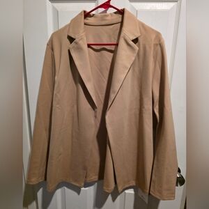 NWT Womans Tan Blazer Jacket
